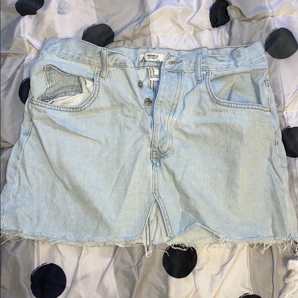 jean skirt